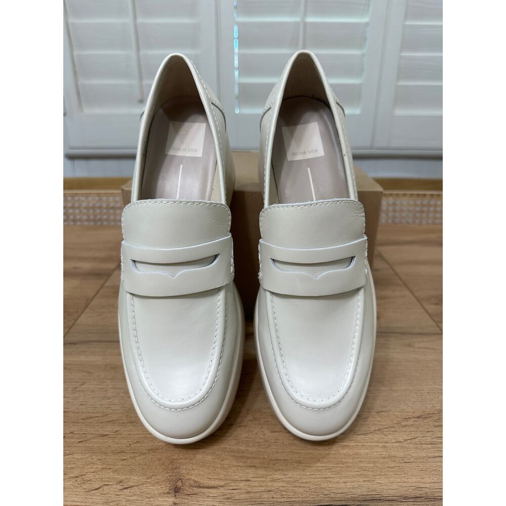 Dolce Vita Cream Heeled Loafers- it was too big. Reposhing. - Picture 8 of 13